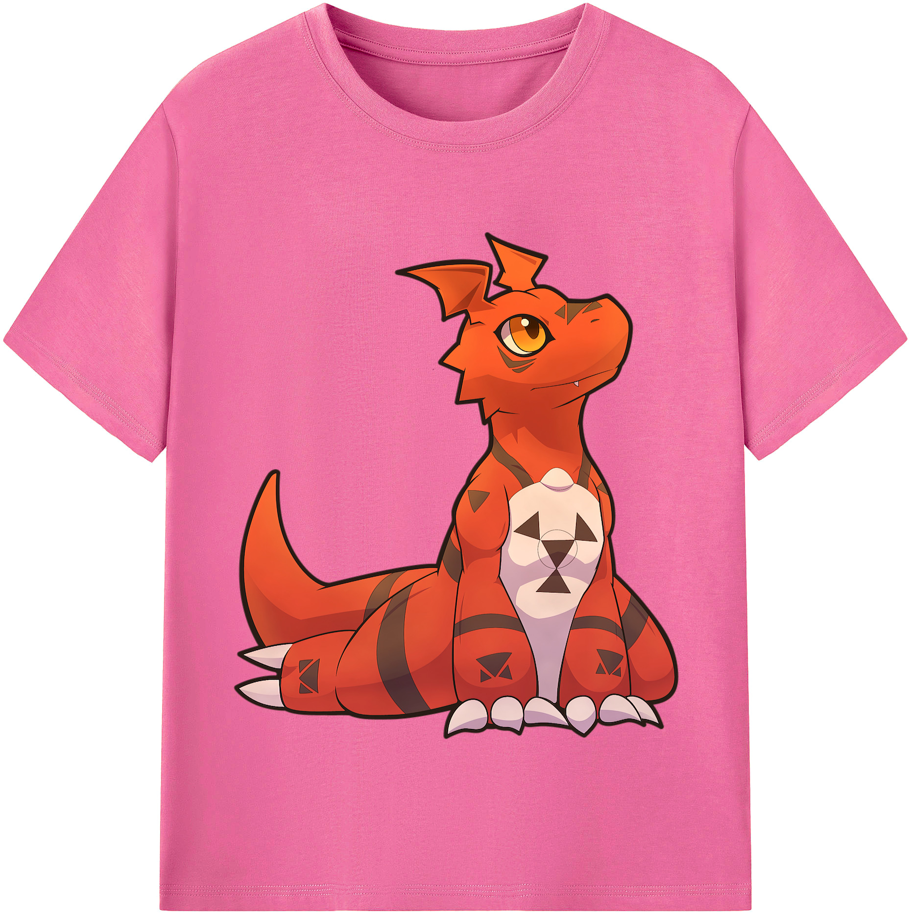 （画像用） Digimon デジタルモンスター/デジモン レディースカジュアルプリントTシャツ（綿100％）